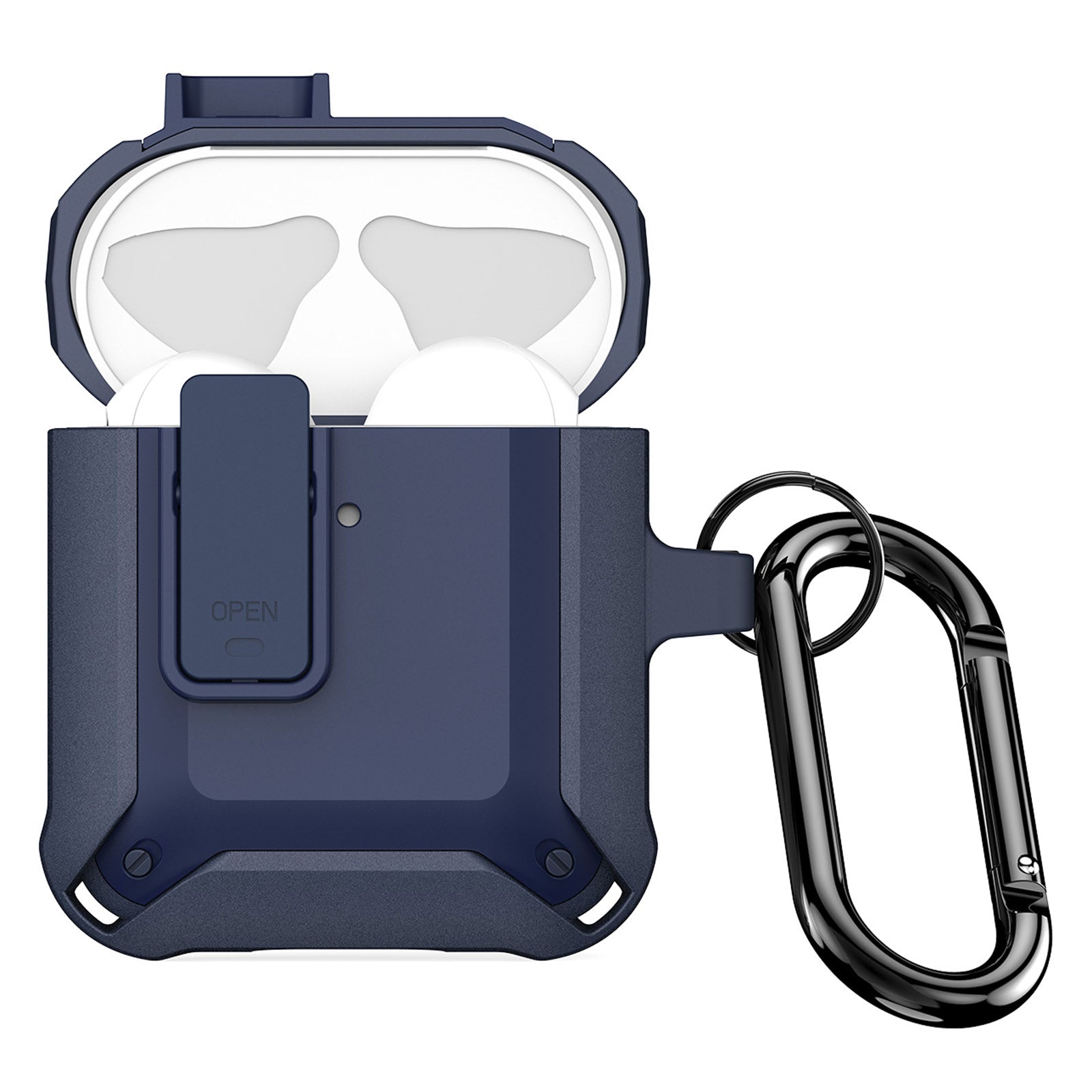 DUX DUCIS PECO Series for Apple AirPods with Charging Case (2016) / (2019) / AirPods with Wireless Charging Case (2019) Secure Lock Cover DUX DUCIS PECO Series for Apple AirPods with Charging Case (2016) / (2019) / AirPods with Wireless Charging Case (2019) Secure Lock Cover